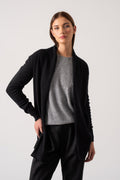 100% Cashmere Cardigan Black