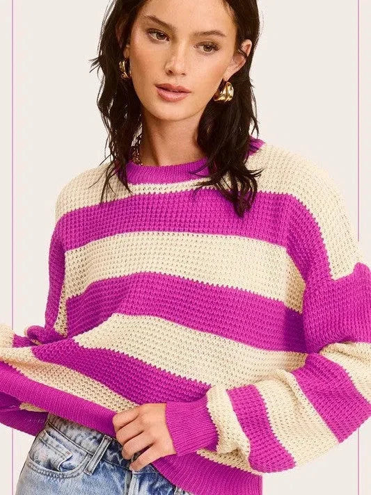 Round Neck Loose Fit Sweater