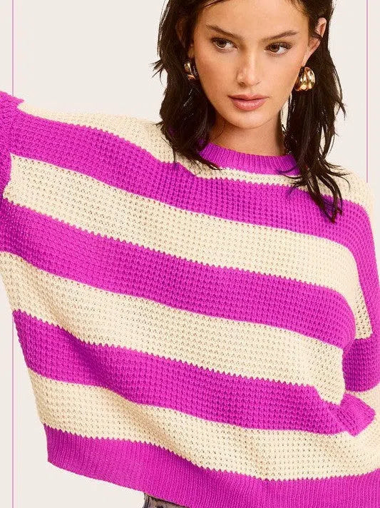 Round Neck Loose Fit Sweater