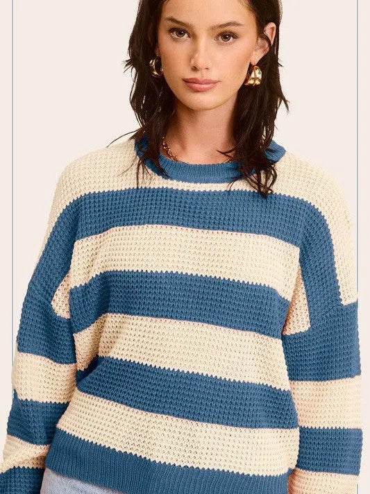 Round Neck Loose Fit Sweater