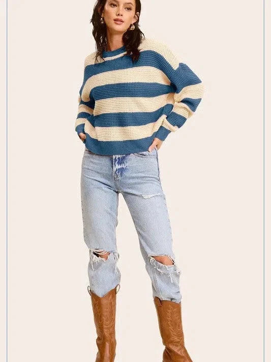 Round Neck Loose Fit Sweater