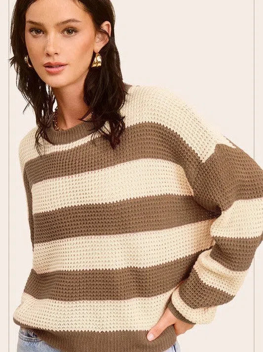 Round Neck Loose Fit Sweater