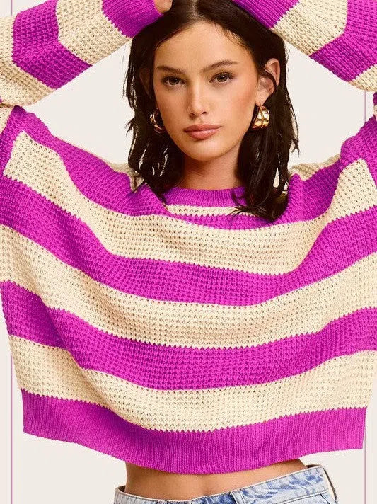 Round Neck Loose Fit Sweater