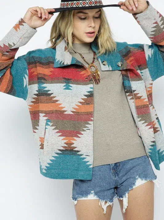 Pattern Lightweight Jacket