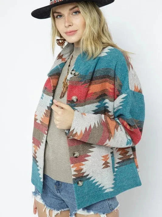 Pattern Lightweight Jacket