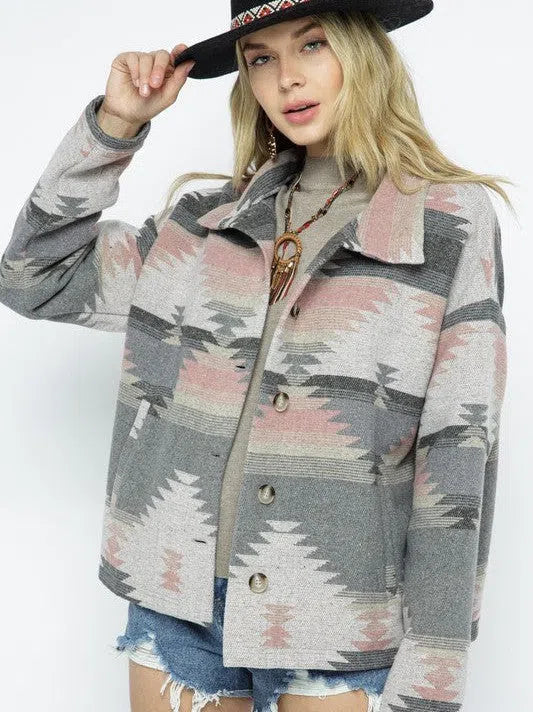 Pattern Lightweight Jacket