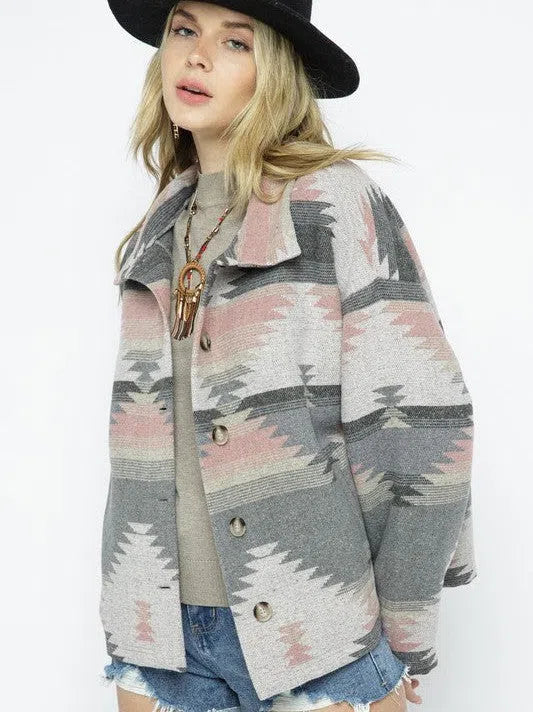Pattern Lightweight Jacket
