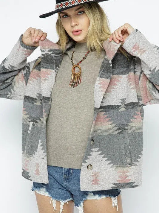 Pattern Lightweight Jacket