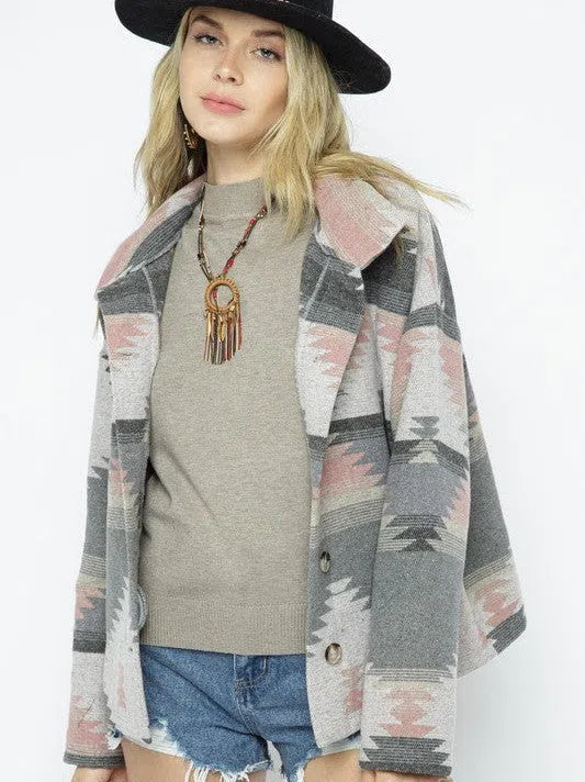 Pattern Lightweight Jacket