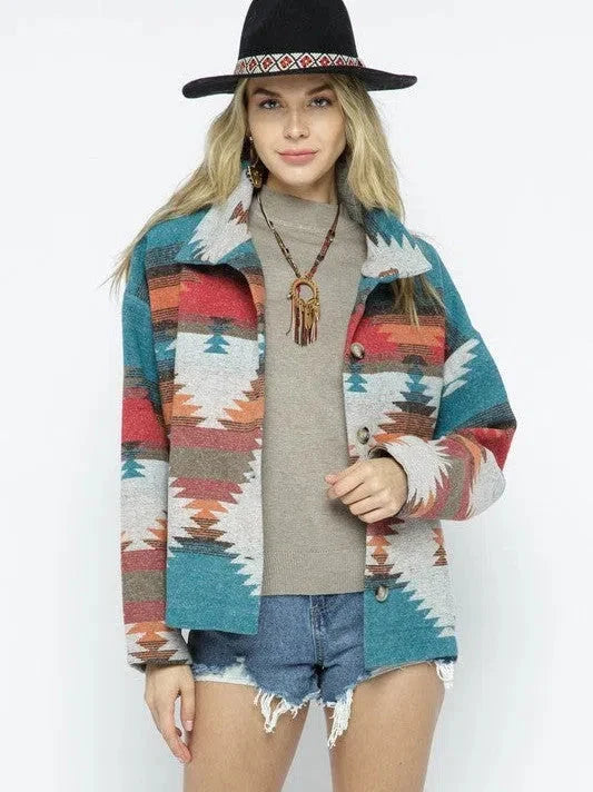 Pattern Lightweight Jacket