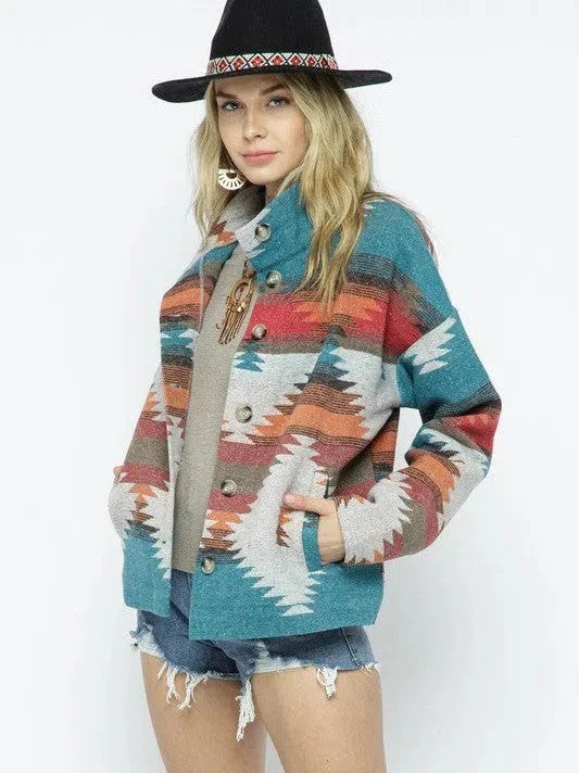 Pattern Lightweight Jacket