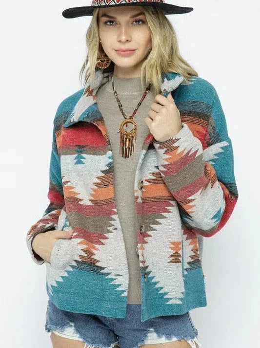 Pattern Lightweight Jacket