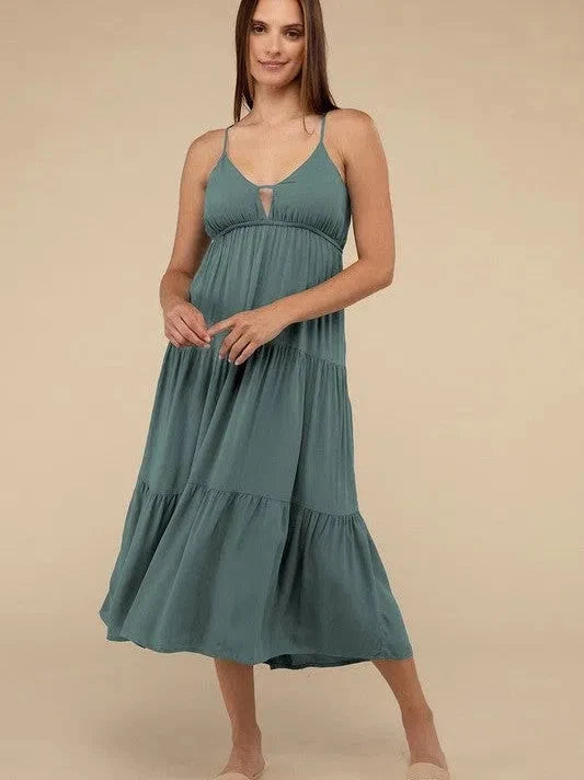Born to Shine Sweetheart Neckline Tiered  Dress