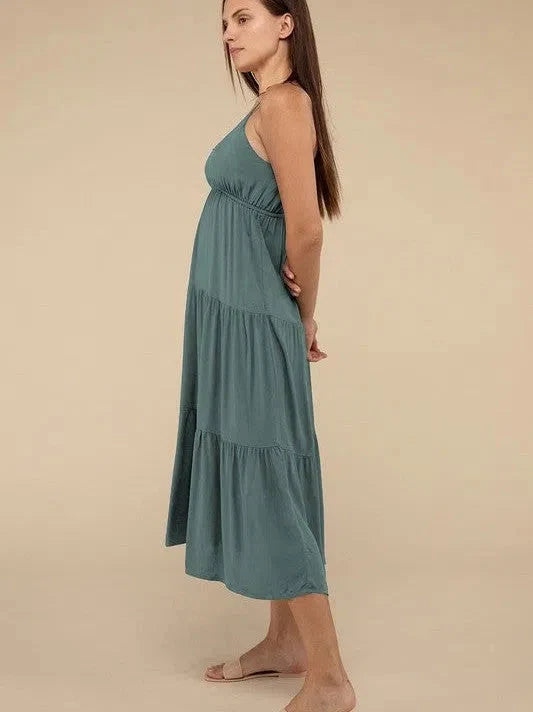 Born to Shine Sweetheart Neckline Tiered  Dress