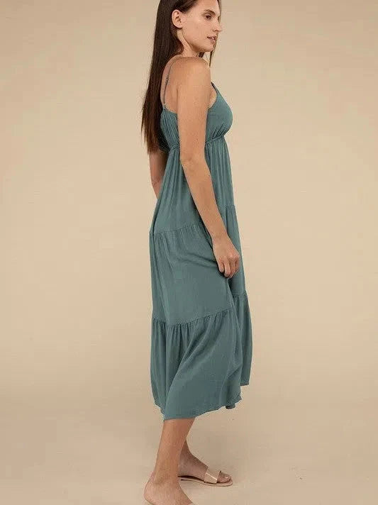 Born to Shine Sweetheart Neckline Tiered  Dress