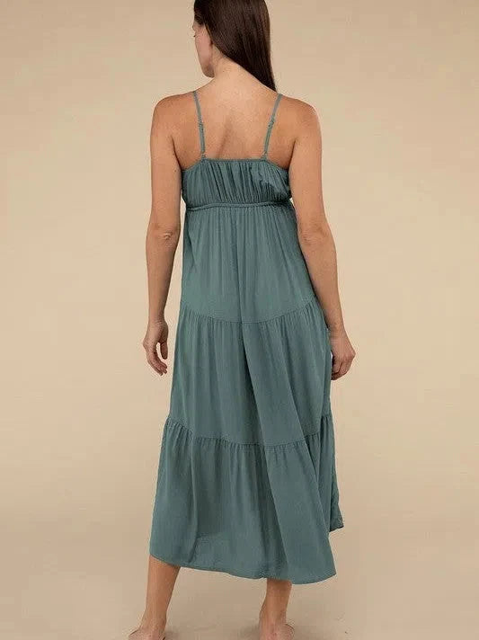 Born to Shine Sweetheart Neckline Tiered  Dress