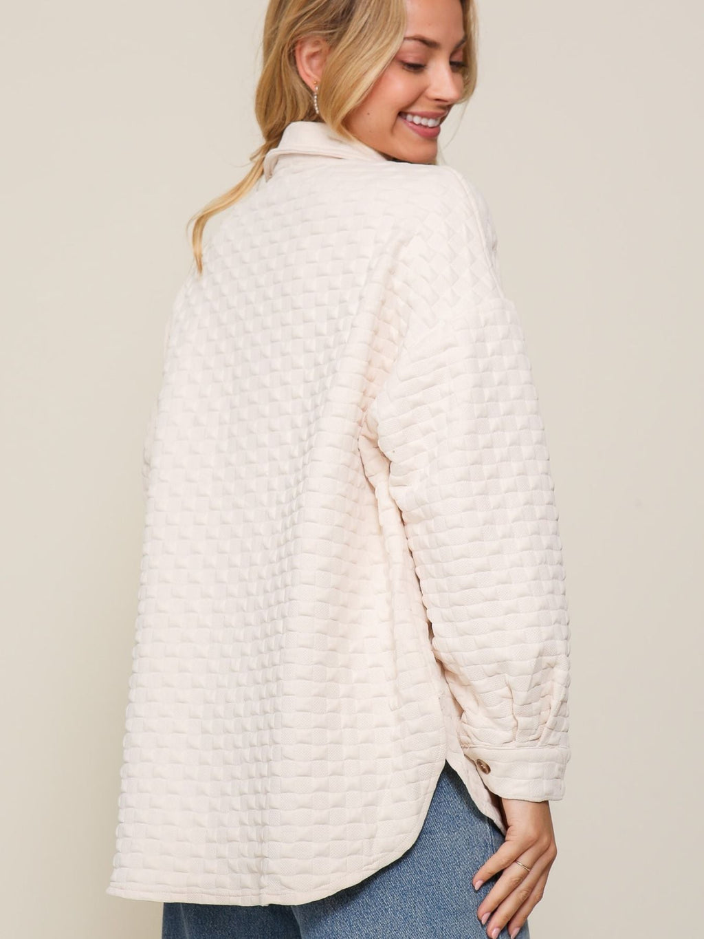 Quilted Button Up Shacket