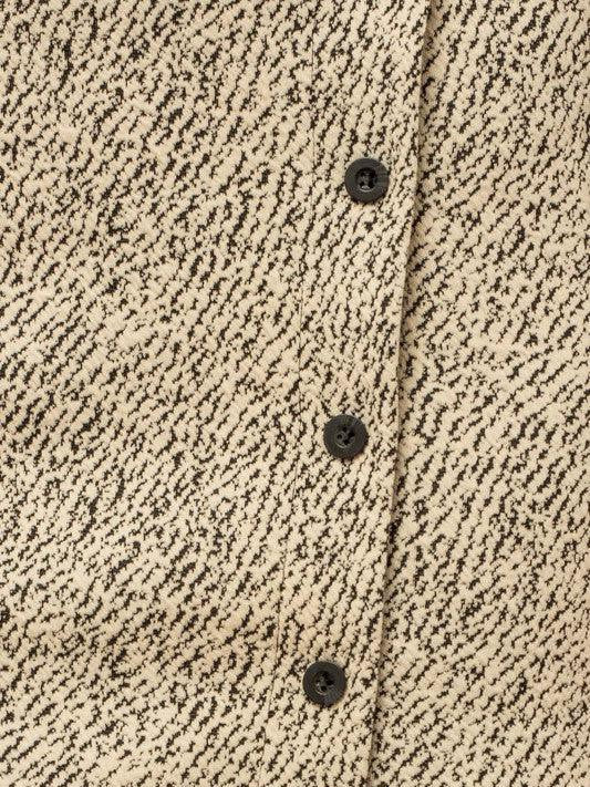 Button Accent Mini Skirt