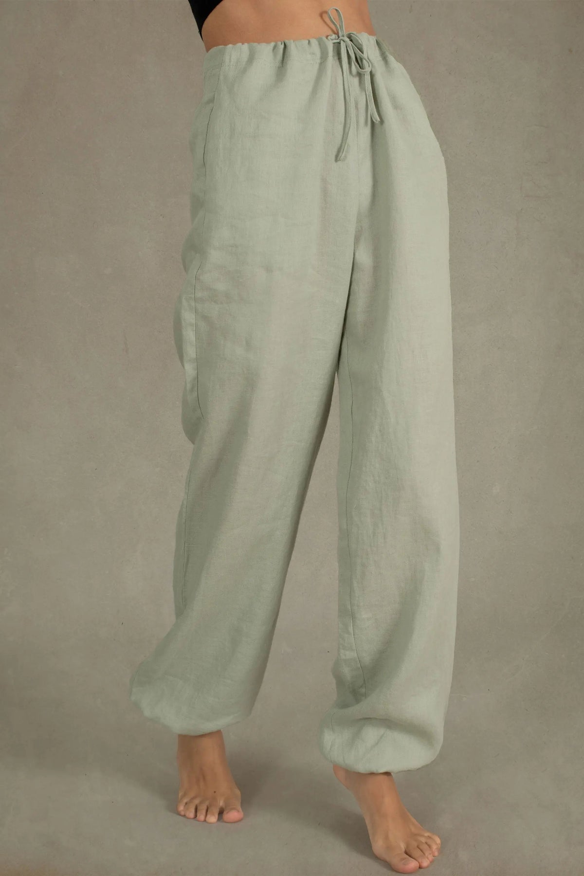 Chapitre Linen Balloon Pant Sage Green