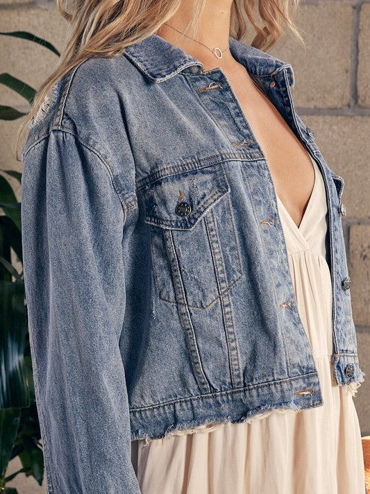 Cropped Denim Jacket