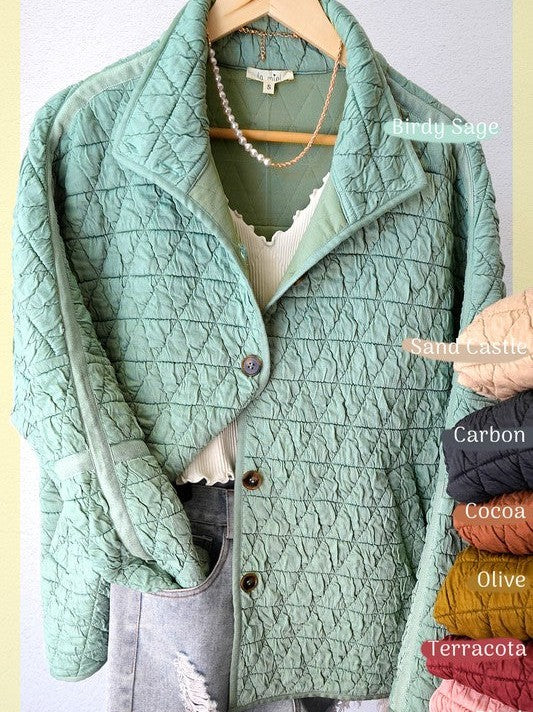 Fall Soft Quilted Jacket