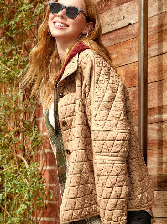 Fall Soft Quilted Jacket