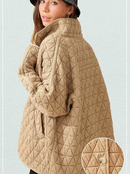 Fall Soft Quilted Jacket