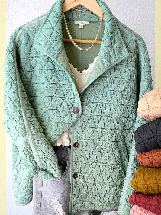 Fall Soft Quilted Jacket