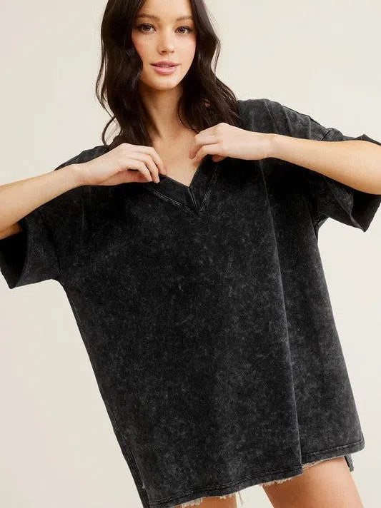 Oversized Short Sleeve Top