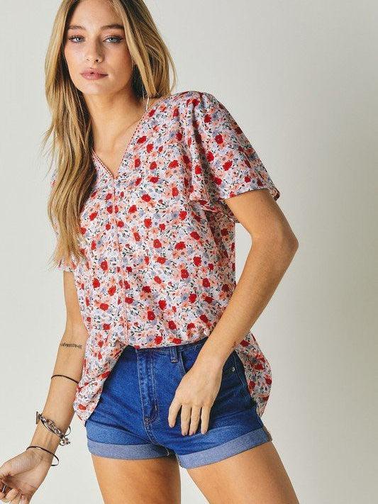 Floral Print Top