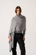 100% Cashmere Wrap Mélange Grey