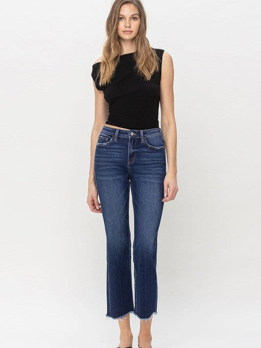 Rise Straight Leg Jeans