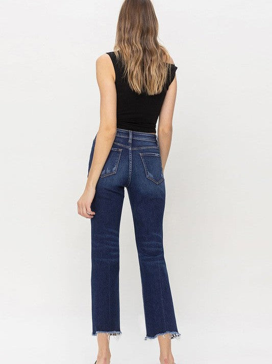Rise Straight Leg Jeans