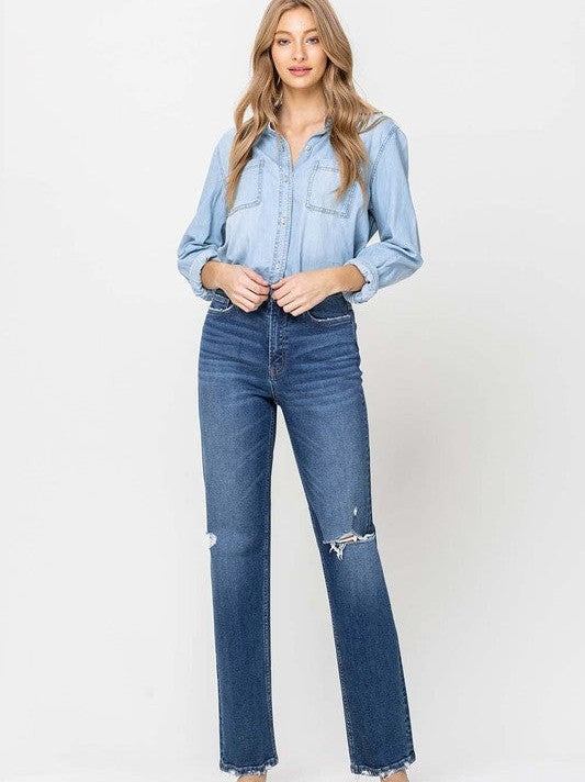 Straight Leg Jeans