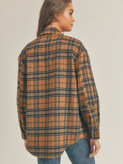 Fall Plaid Flannel Shacket