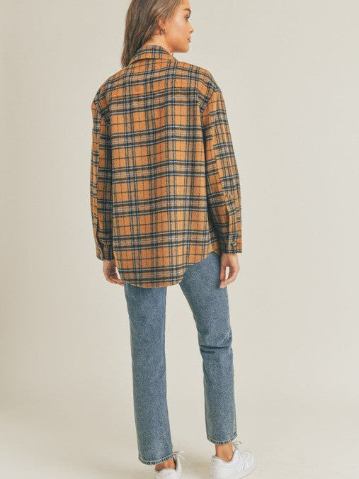 Fall Plaid Flannel Shacket