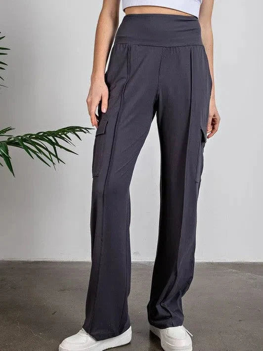 Soft Straight Leg Cargo Pants