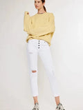 Girlfriend Fit Cropped Jeans