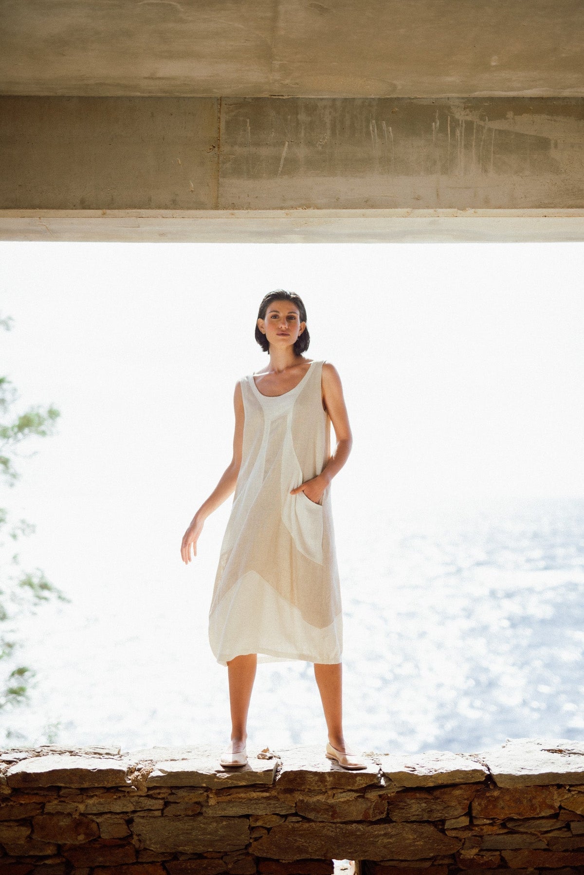 Milos Linen Dress