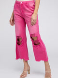 Wide Leg Washed Pants