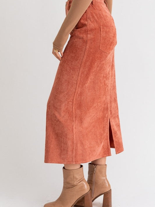 Corduroy Maxi Skirt