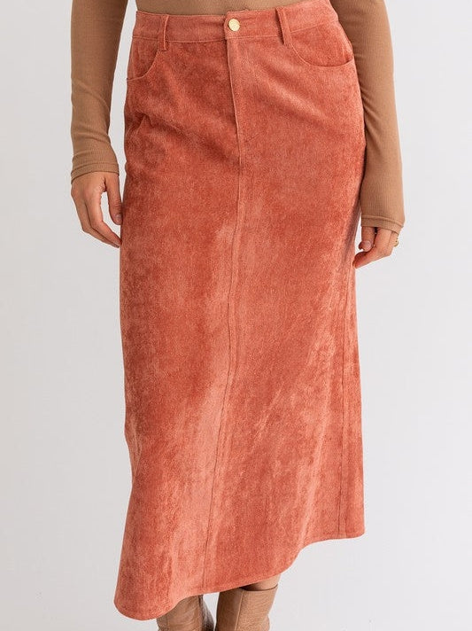 Corduroy Maxi Skirt