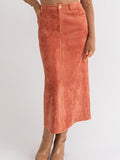 Corduroy Maxi Skirt